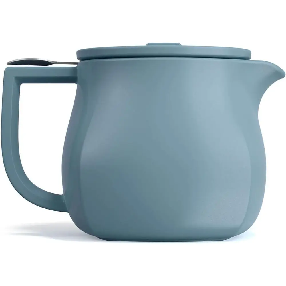 

Чайник iore Ceic с крышкой и инфузером, цвет каменного синего, 24 унции. Чай Ceic Pot или Steng Loose Lea, подходит для мытья в посудомоечной машине и использования в микроволновой печи.