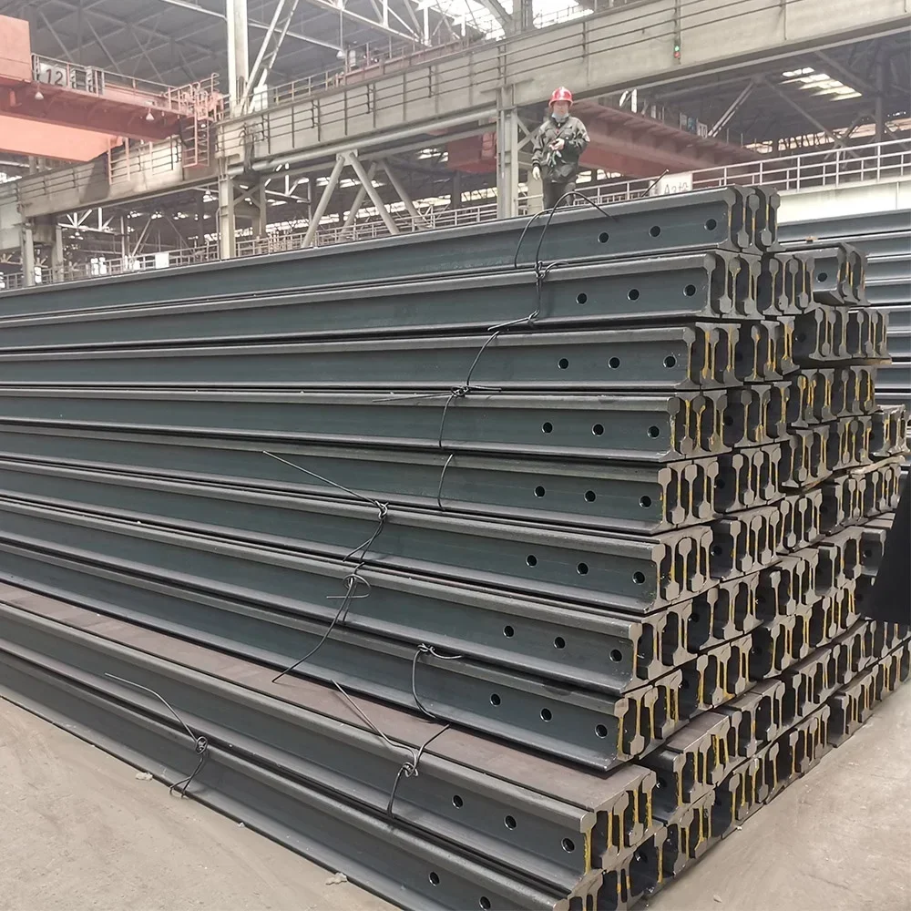 High Quality Stainless Material Railroad Track Railway Rails Standard Light Steel Heavy Crane Rail For Sale