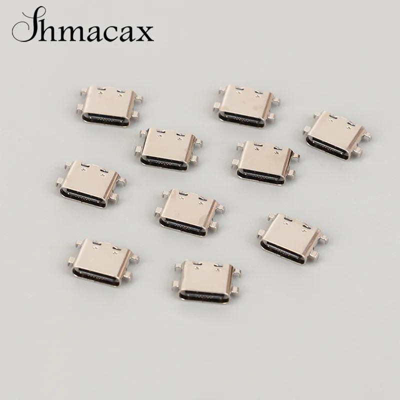 10PCS USB Type-C Charger Jack Port For Teclast M40 P20HD P20 USB C Charging Plug Dock Socket Connector