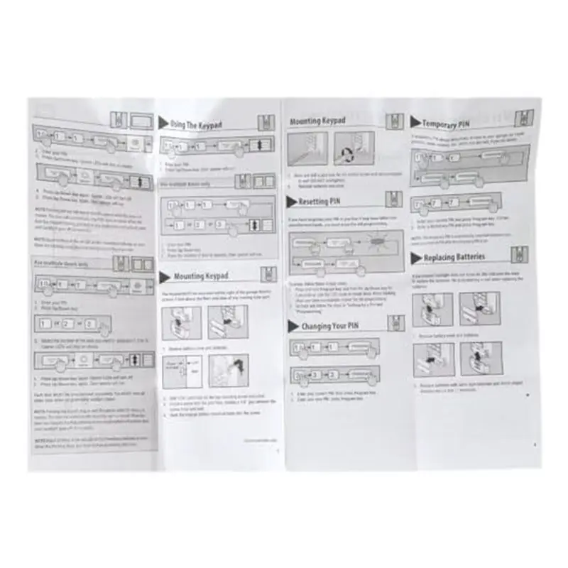 A31T Garage Keypad for Genie Intellicode Older Models GWKP GWK-IC ACSDG ACSDA1 - Wireless Garage Door Opener