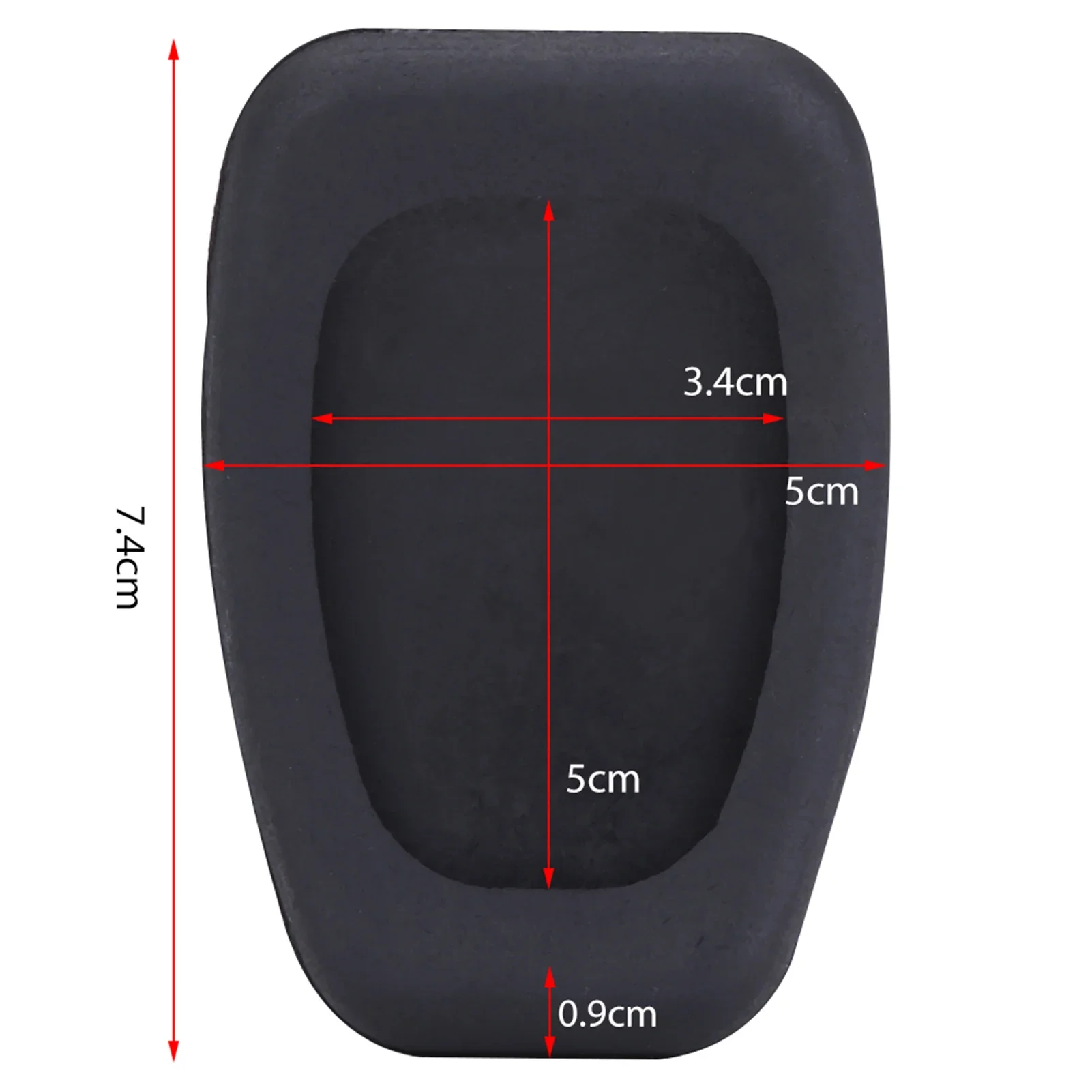 Clutch Brake Pedal Rubber Pad Cover For Renault Megane Laguna Clio Kango Scenic