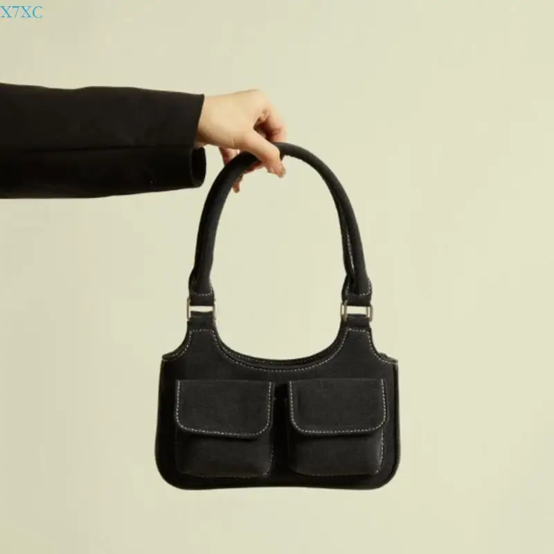 

X7XC Underarm Bag Large Capacity Versatile Shoulder Bags for Girl Handbag Tote Bags