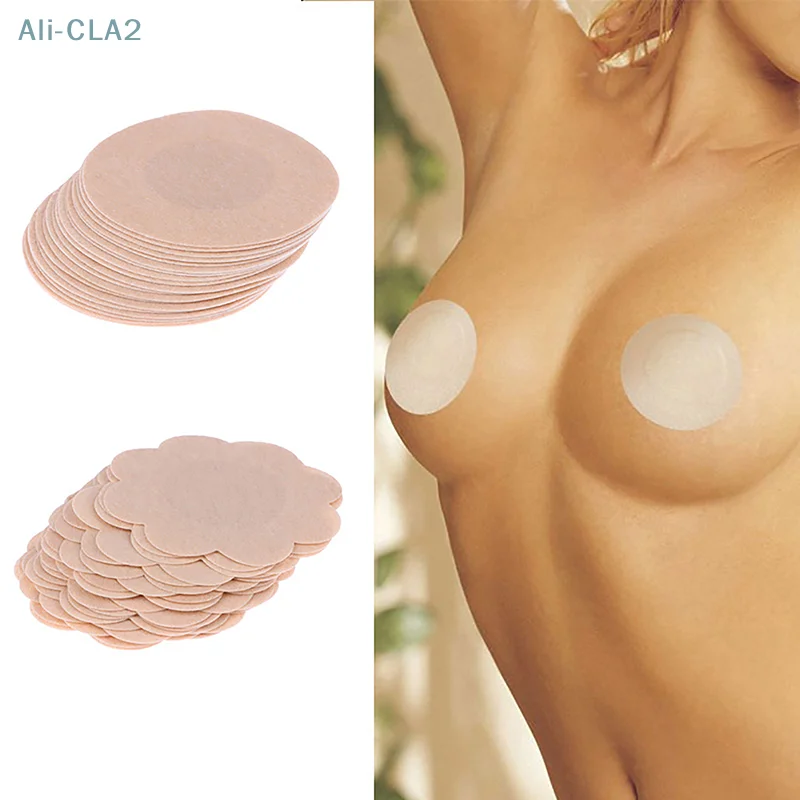 

20Pcs Women's Invisible Breast Lift Tape Overlays on Bra Nipple Stickers Chest Stickers Adhesive Bra Nipple Covers Accessories