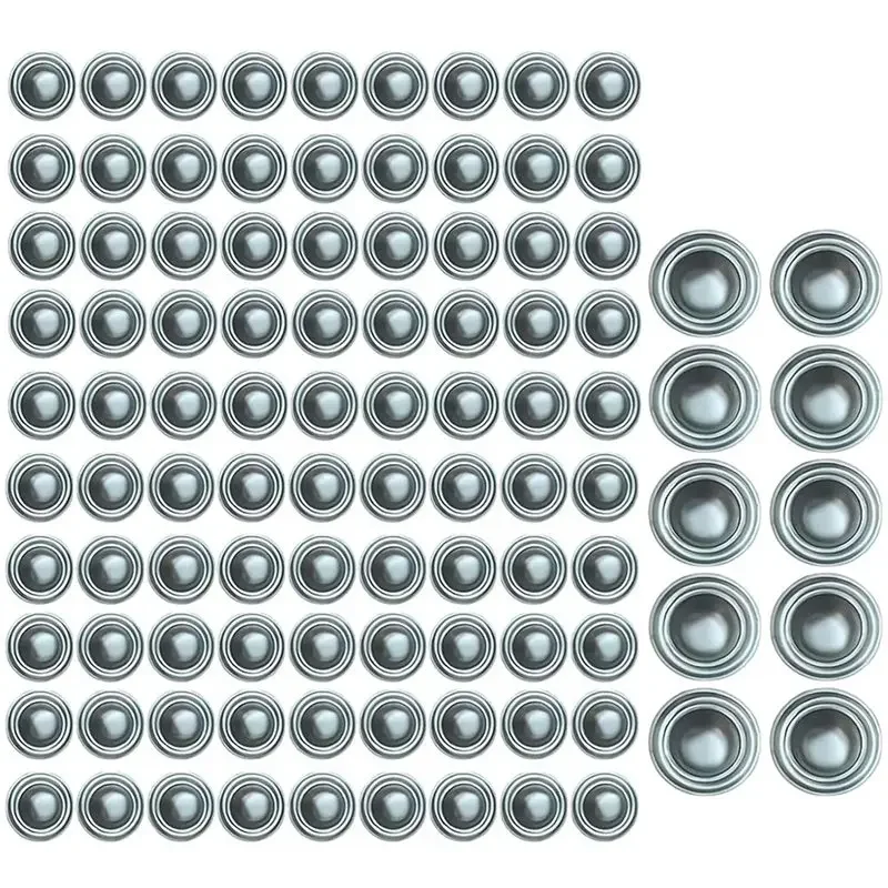 ABYN-Roof Screw Caps, Rustproof & Waterproof Roofing Screwcaps, Seal Over Existing Screws Heads To Prevent Leaks 100Pcs