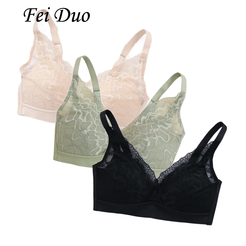 

Hin Silk Strapless Bra with Sexy Lace and Slightly Gathered Silk Underwear with Adjustable Side Closure and Breathability