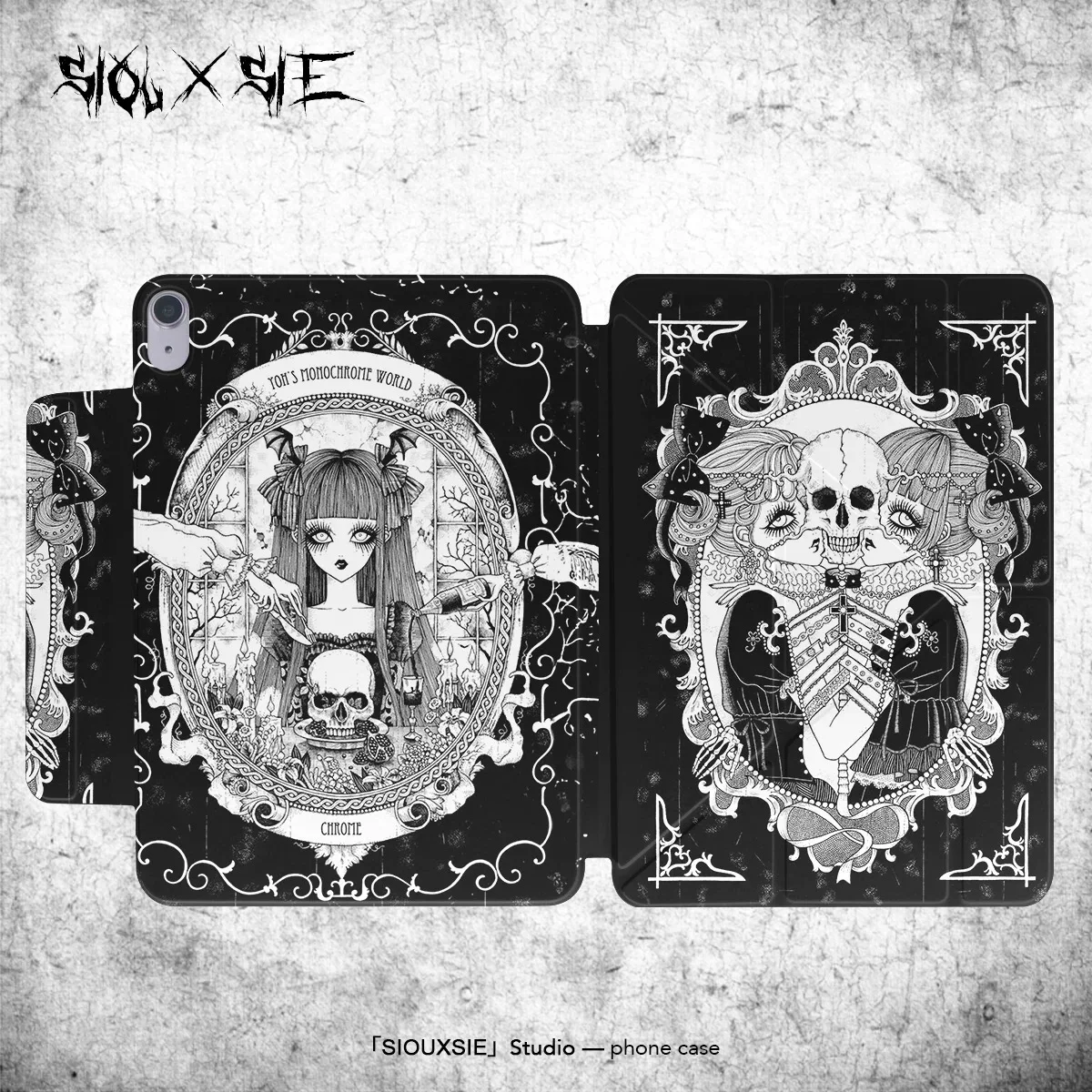 

Темная иллюстрация Line Art, подходящая для iPad, акриловая защитная крышка с защитой от изгиба