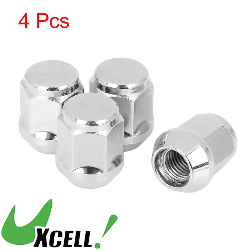 גלגל uxcell גלגל אגוזי מירוץ בורג כיסוי ראש קונוס כלי מושב לרכב אוטומטי חלקים גלגל 4 יח m12x1.5