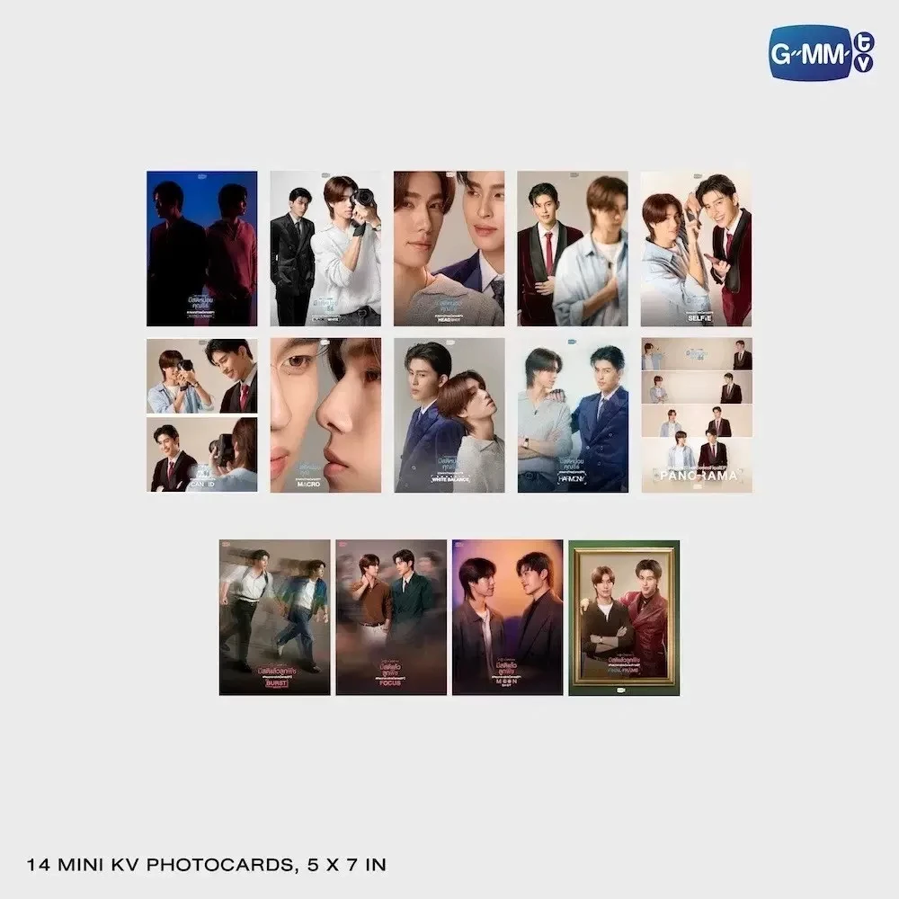 Official Gmmtv Thai Star Pondphuwin Pond Phuwin Peach And Me Collectible Card Set Dvd Box Set