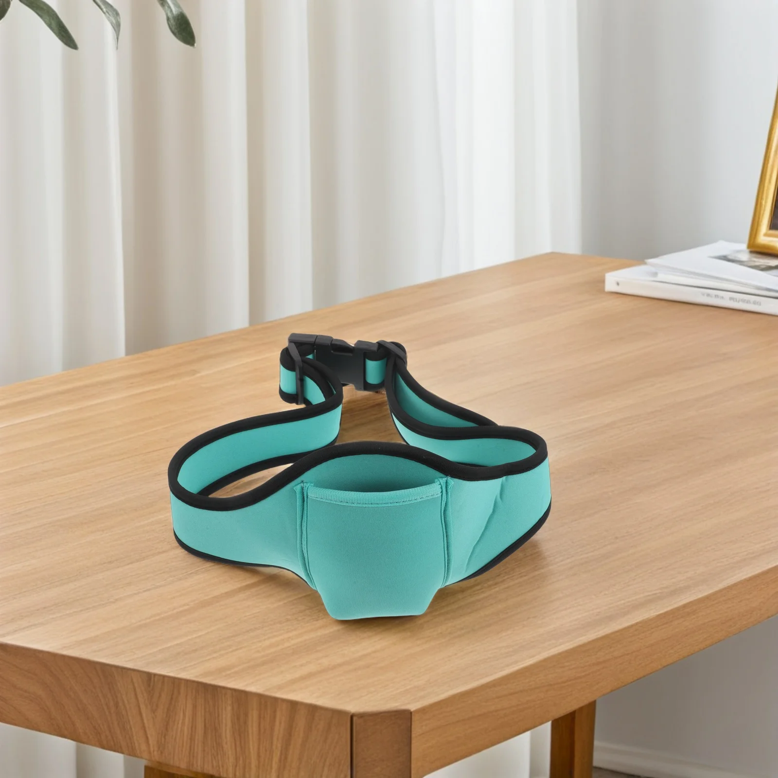 Neoprene Waist Belt Phone Holder Waterproof Dual Pocket Running Bag Belt for Fitness Yoga Workout Waterproof Waist Pouch