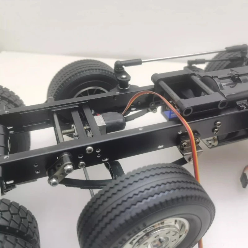

1/14 Scale Aluminum Axle Lift Kit for Tamiya Trucks - Compatible with Scania 56371 770s & Other RC Semi Trailers Upgrade Parts