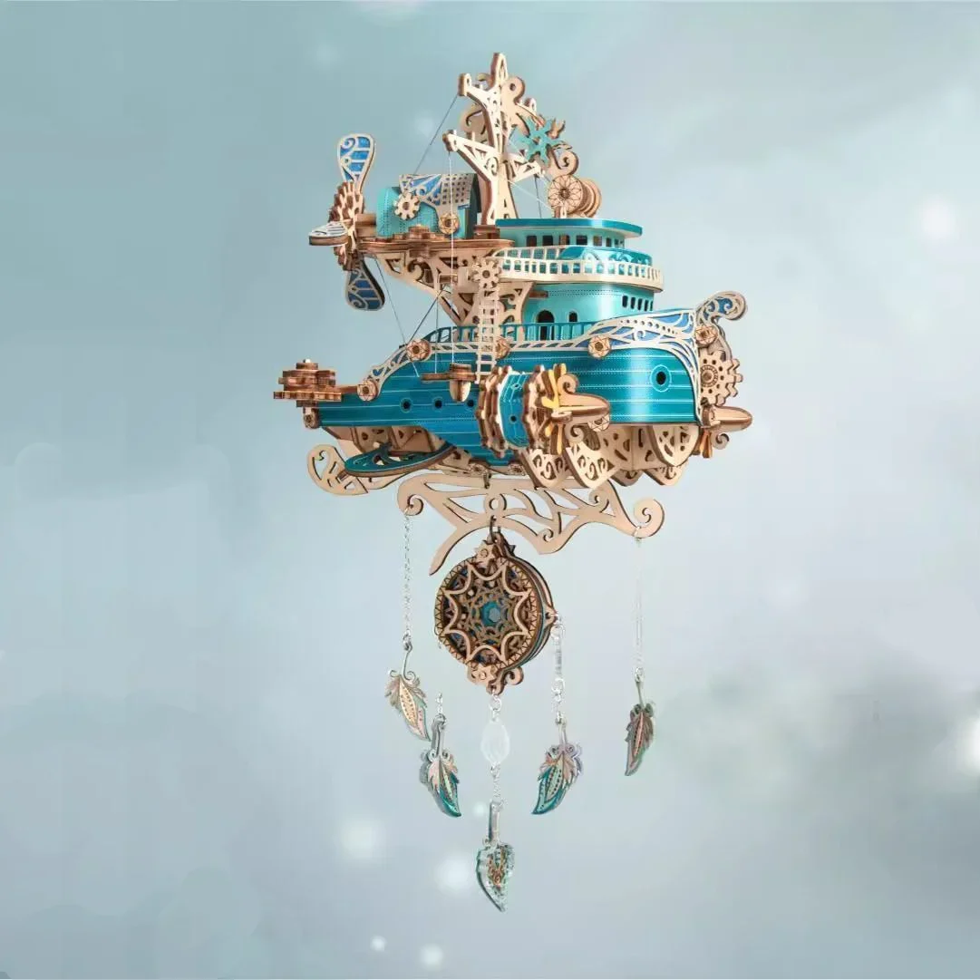 

3D деревянные миниатюрные модели-головоломки: Солнце, Луна и Звездный корабль. Наборы для сборки, подарки друзьям на день рождения.