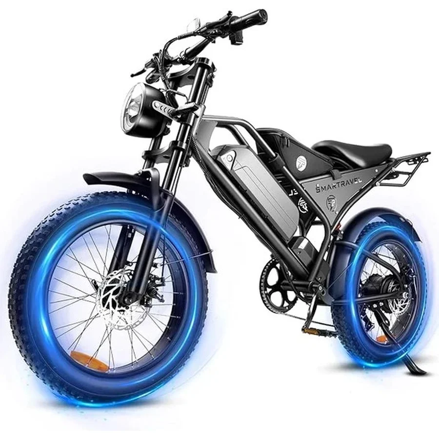 Smartravel Explorer DK400 1000W Moped Style Offroad Electric Bike Fat Tire