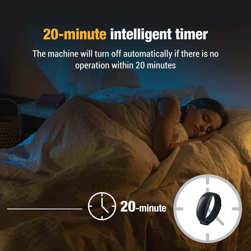 1Pcs,Intelligent Sleep Aid EMS Sleeping Apparatus Insomnia Sleeping Bracelet Sleeping Device Improve Mood Anxiety Sleep Relief