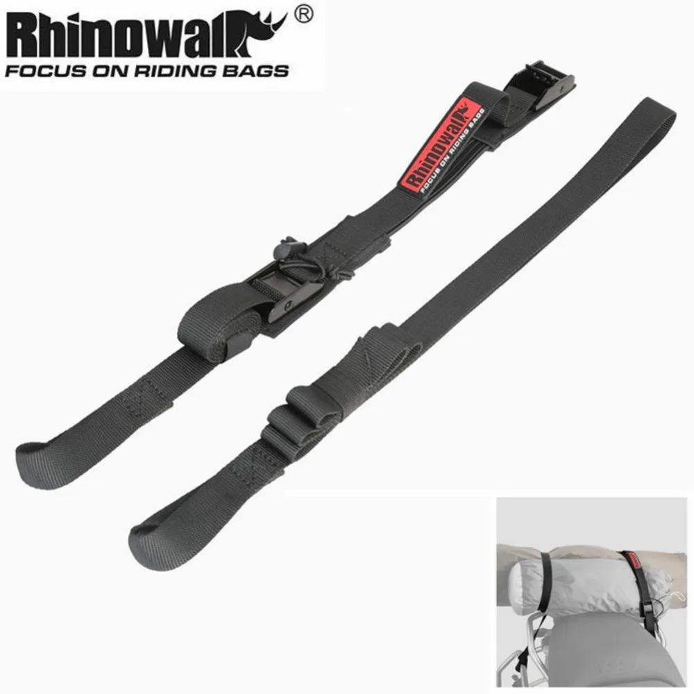 Rhinowalk Motorcycle Luggage Strap Universal 2.5M Cargo Belt for Car Bike RearSeat Buckle Tie-Down Belt Strap With Cam Buckle