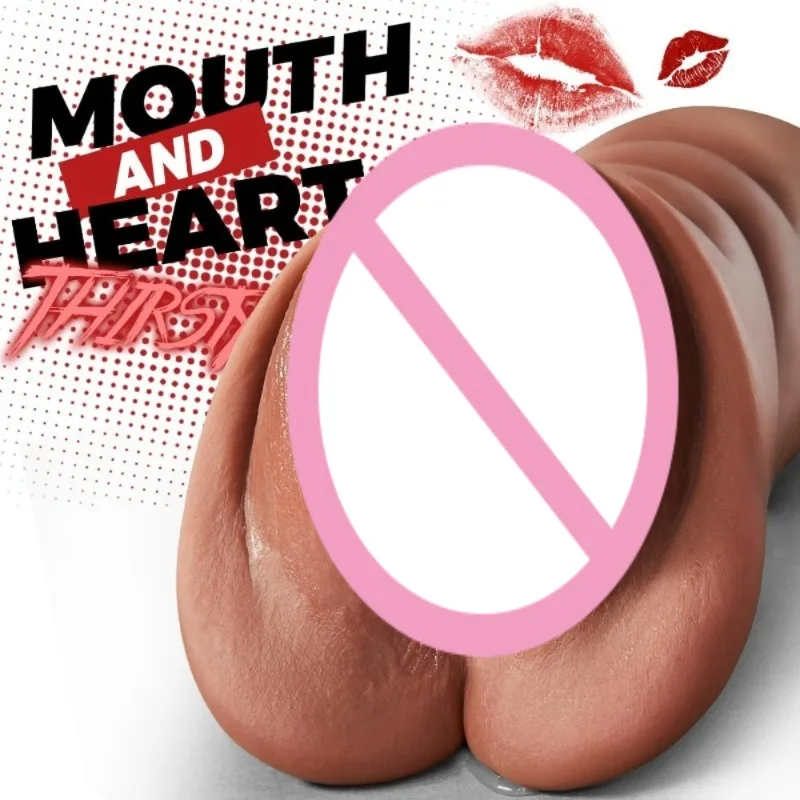Realistic Pocket Pussy Male Masturbator,Thick Flesh and  Deep Vagina Mouth Adult Toy,Stroker Pussy Sex Toys for Man Masturbator view 2