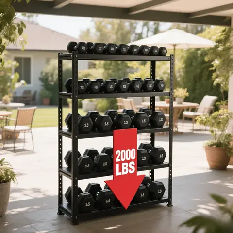 2000 पाउंड हेवी ड्यूटी स्टोरेज शेल्विंग यूनिट 5-टियर एडजस्टेबल मेटल रैक आसान असेंबली गैराज वेयरहाउस ऑर्गनाइजेशन 8 best sales ठंडे बस्ते - №2