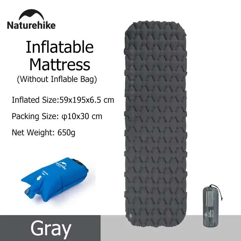 Naturehike エアマット ダブル 1.8/2.1 R値 折りたたみ式
