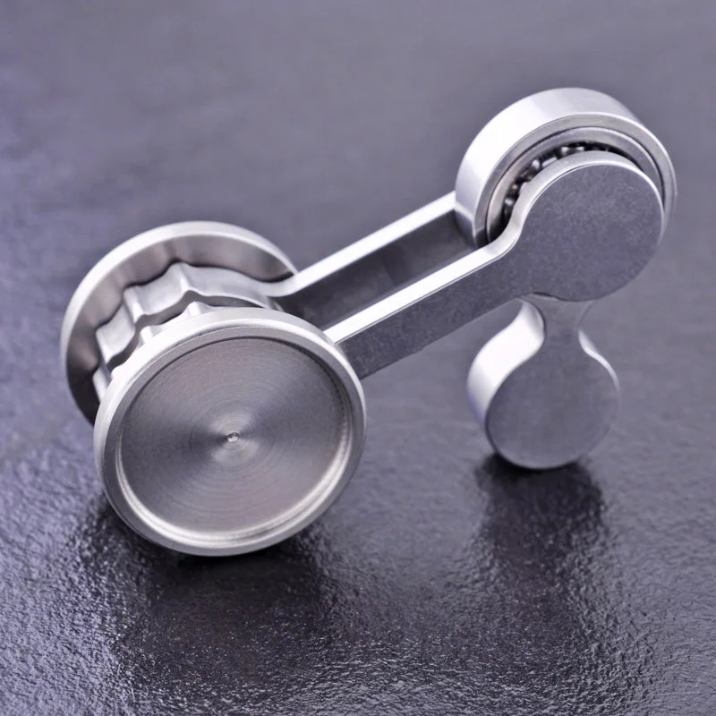 304 stainless steel Chaotic pendulum Fingertip gyro Double pendulum stainless steel Edc adult decompression toy Manual rotator