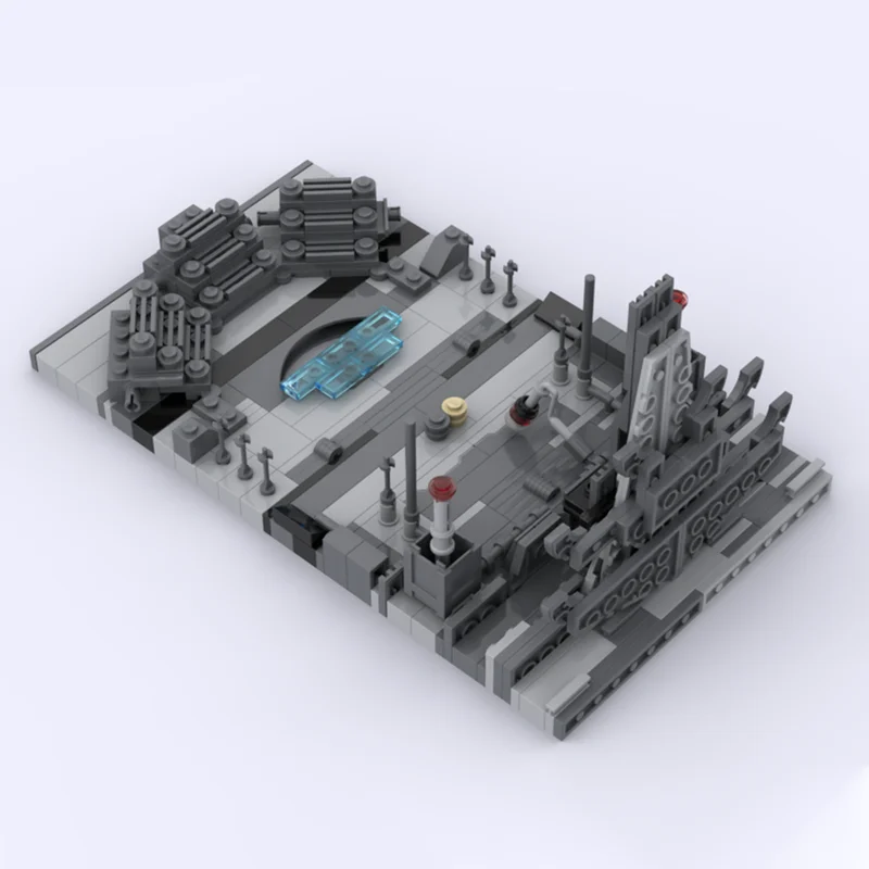 

322pcs MOC Micro Exegol Throne Room Using Only Falcon Star Battle Model Building Blocks Architecture Toys Christmas Gift DIY