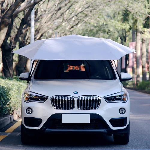 

4.5m Automatic Remote Control Outdoor Umbrella Car Cover protection Shade