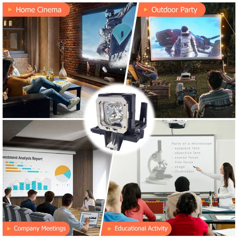 Inmoul PK-L2312U PK-L2312UG Совместимость с JVC DLA-RS46 RS48 RS4810 RS49 RS4910 RS56 RS57 RS66 RS67 RS6710 X35 X500R X55R X700R