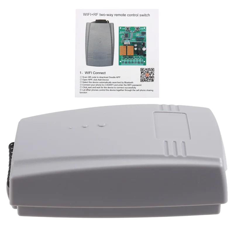 Tuya WIFI abridor de puerta de garaje interruptor controlador multimarca para Control de acceso, puertas eléctricas, puertas de garaje-TCES