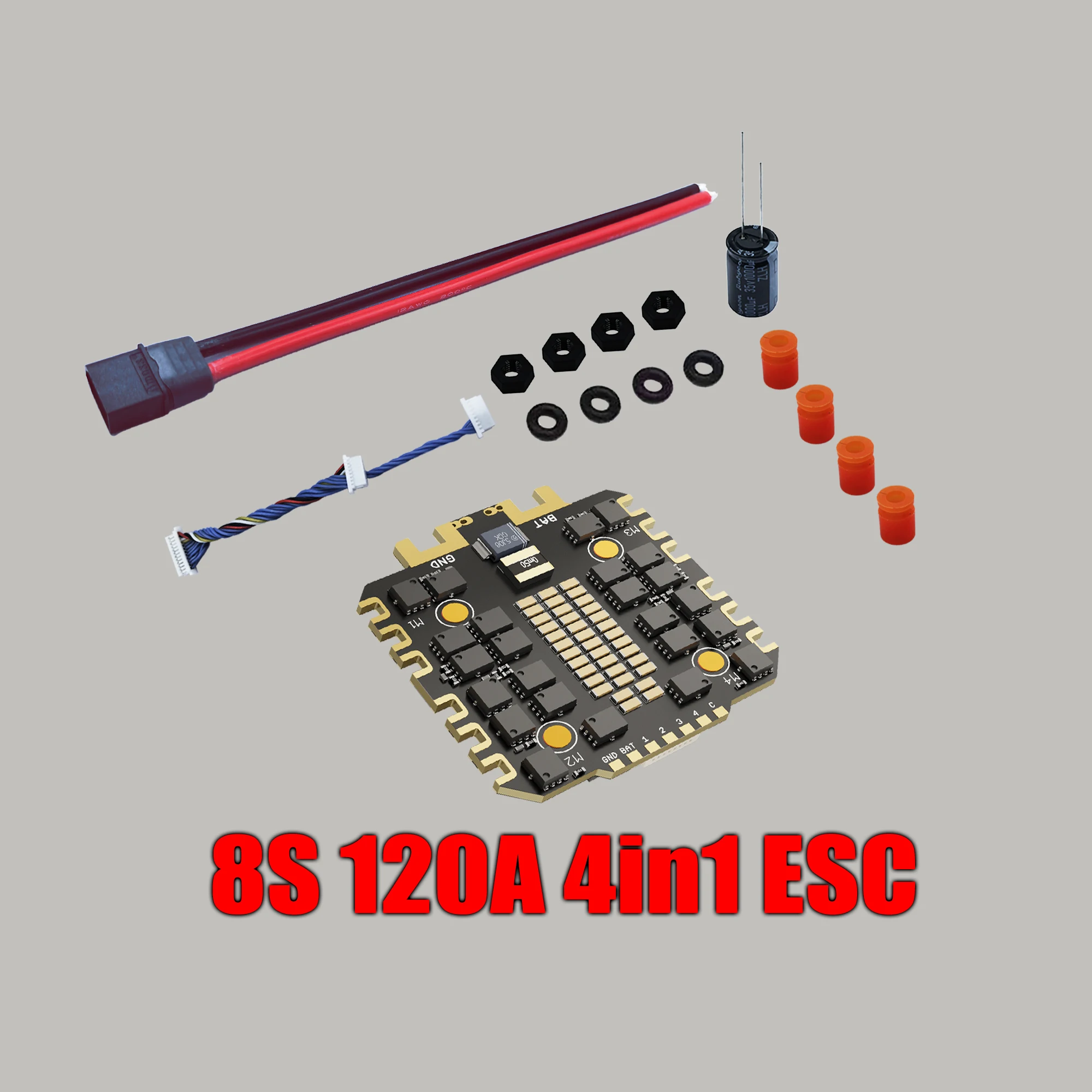 F405 V4 120A Stack ICM42688P F405 Vluchtcontroller BLHELI_S 120A 4in1 ESC 30,5X30,5mm 3-8S voor FPV Freestyle Drones Onderdelen