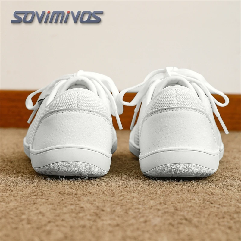 

SOVIMIVOS Men's Everyday Casual Sneakers Lightweight Breathable Comfortable Walking Shoes Men Wide Toe Barefoot Casual Sneakers