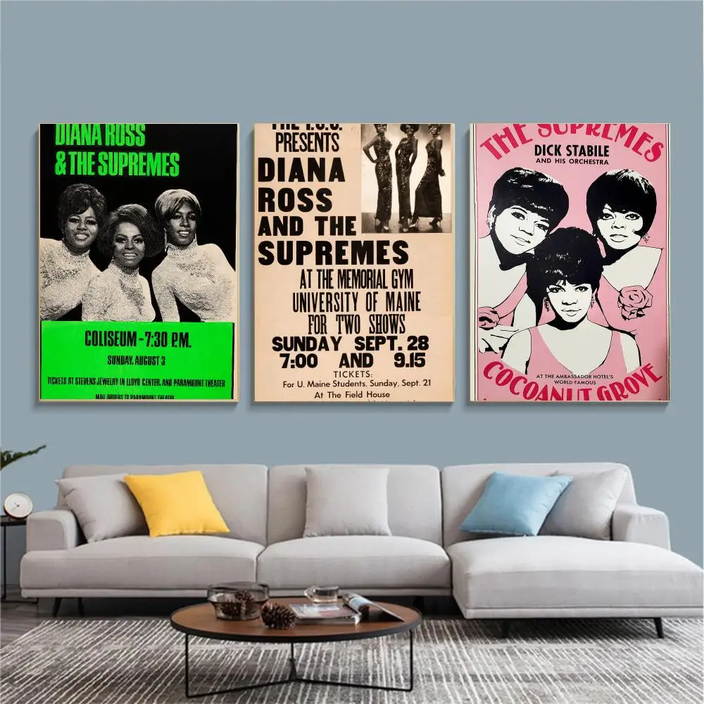band T-The Supremes-S Painting Calligraphy Nature Inspired Artwork for Living Room  Home Decoration
