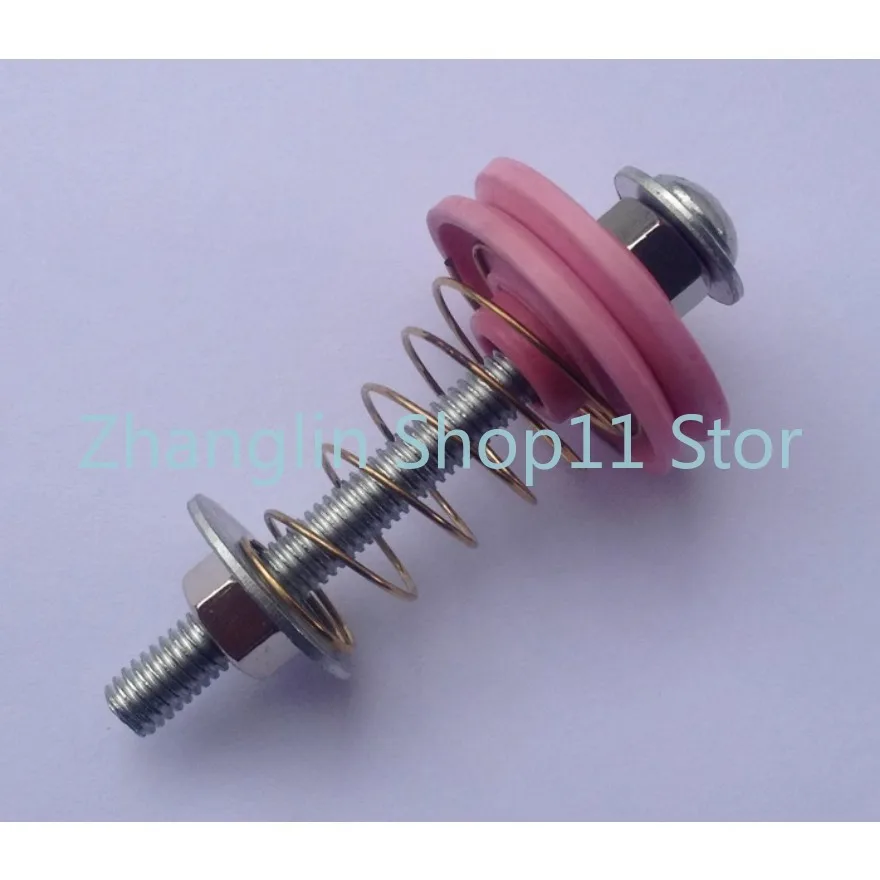 Textile Machine Yarn Wire Guide Thread Tension Assembly Winding Machine,ceramics Thread Clamp, Wire Guide Spring Wire Crimper