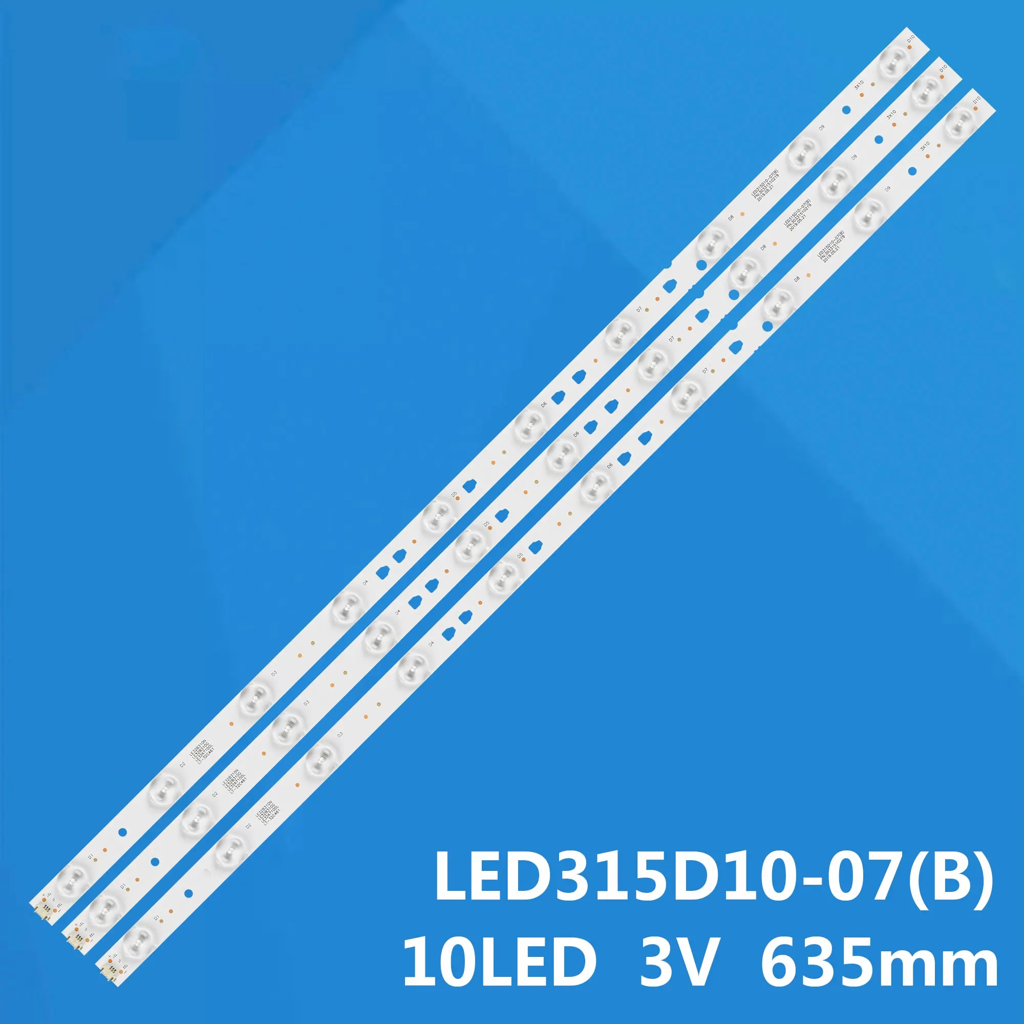 3PCS/lot 10 LED 635mm LE32B310N LED strip LED315D10-07(B) 30331510219 Sq3203m LSC320AN09-H 3033151021 32G2000MA LE32B310G