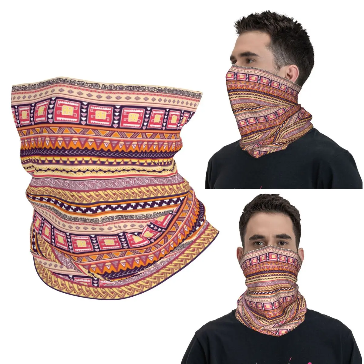 

Индианский юго-западный узор, бандана, гетры с принтом, маска, шарф, теплая маска для лица для мужчин, женщин, взрослых