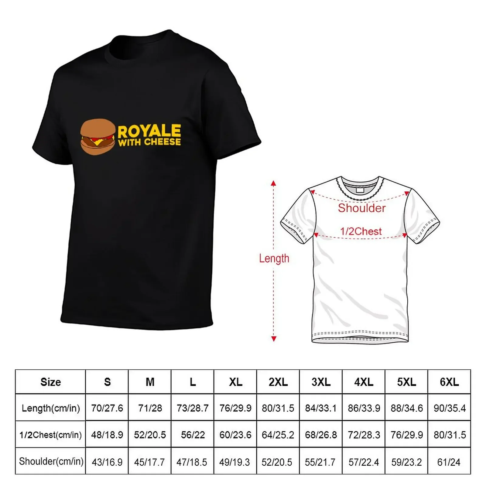 Royale With Cheese T-Shirt custom t-shirts designer shirts custom t shirt mens t shirt graphic