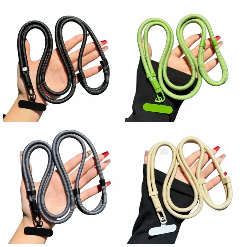 

Rotating Buckle Mobile Phone Lanyard Hanging Rope Neck Straps Phone Crossbody Chain Woven Metal Clip Cell Phone Strap Men Women
