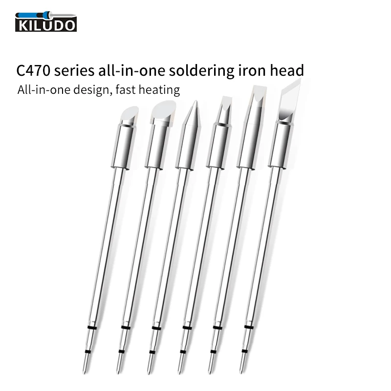 KILUDO C470 Soldering Iron Tip Compatible with JBC Soldering Station C470-019 035 036 040 056 058 061 013 014 016 017