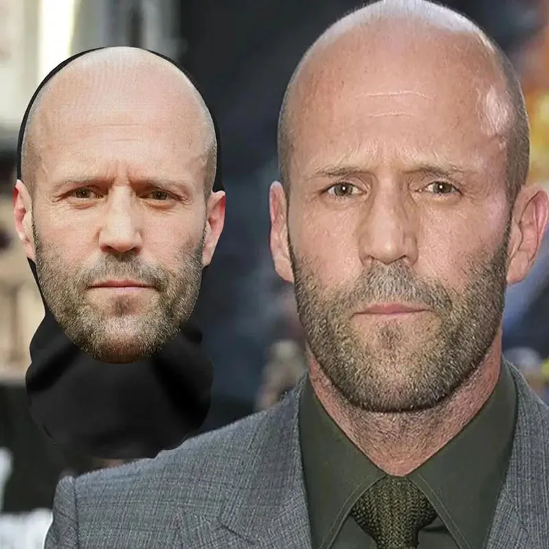 제임스 코스프레 마스크 3D 인쇄 풀 페이스 비주얼 마스크 할로윈 파티 마스크 현실적인 연예인 공연자 페이스 마스크 소품