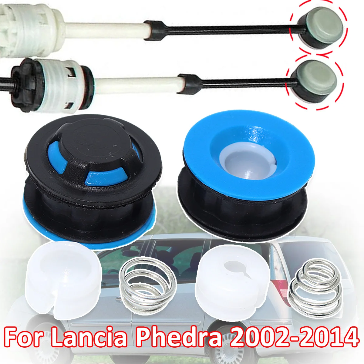 Upgrade MT Gear Shift Cable Linkage End Bushing Gearbox Shifter lever Connector Rod Repair Kit For Lancia Phedra 2002 2003-2014
