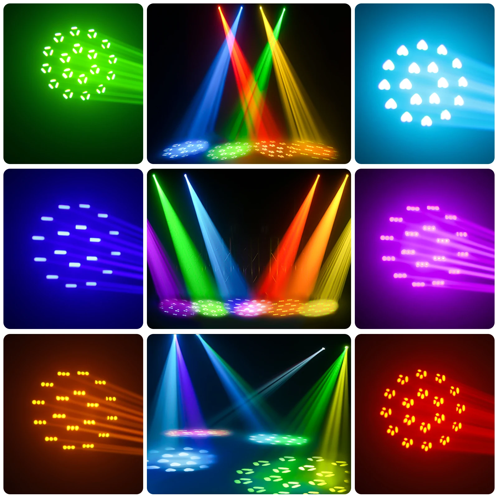 Imagem -02 - Somspot-led Moving Head Beam Stage Light Effect Projector 180w Apto para Festa de Discoteca Feriado Natal Bar Clube Casamento Aniversário