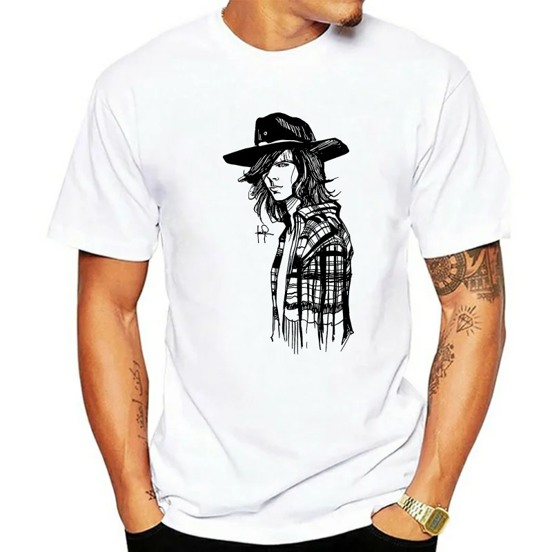 Camiseta de The Walking Dead Collection para hombre, camisa con dibujo de Carl retrato, TWD, fresca, informal, orgullo, Unisex, nueva moda