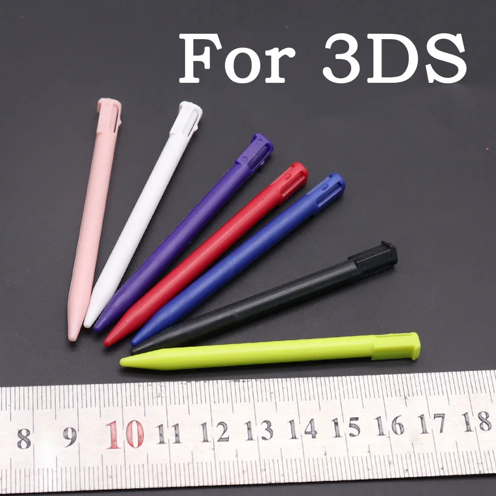 2–10 Stück, 7 Farben, mehrfarbiger Kunststoff-Touchscreen-Stift, tragbarer Stift, Bleistift, Touchpen-Set für 3DS