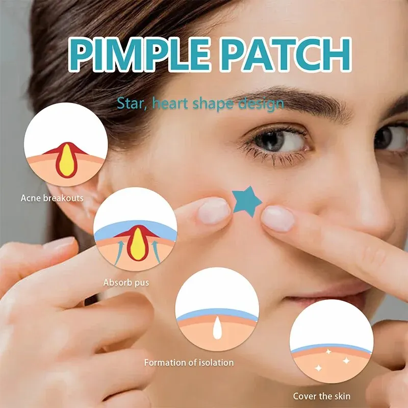 Hydrocolloid Acne Patch Repair Acne Cleansing Invisible Breathable Waterproof Acne Cleansing Concealer Fade Clean