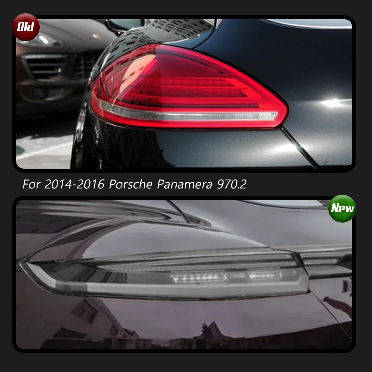 Dynamic Turn Signal Tail Lamp Auto Accessories Upgrade Modified New LED For Porsche Panamera 970.2 2014-2016 Taillights