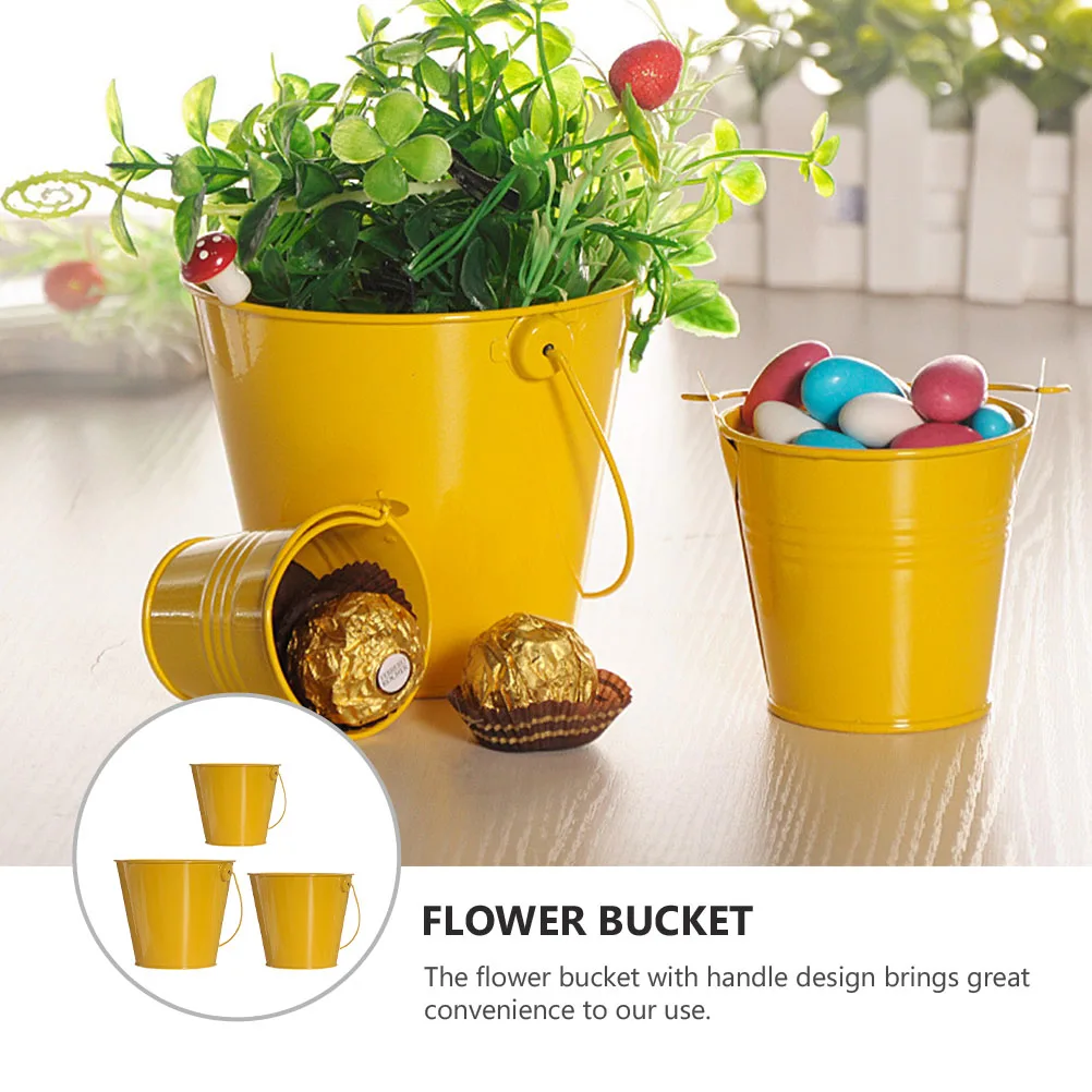 

Vintage Flower Pot Retro Flower Bucket Dried Flower Bucket Dried Flower Container Desktop Decoration