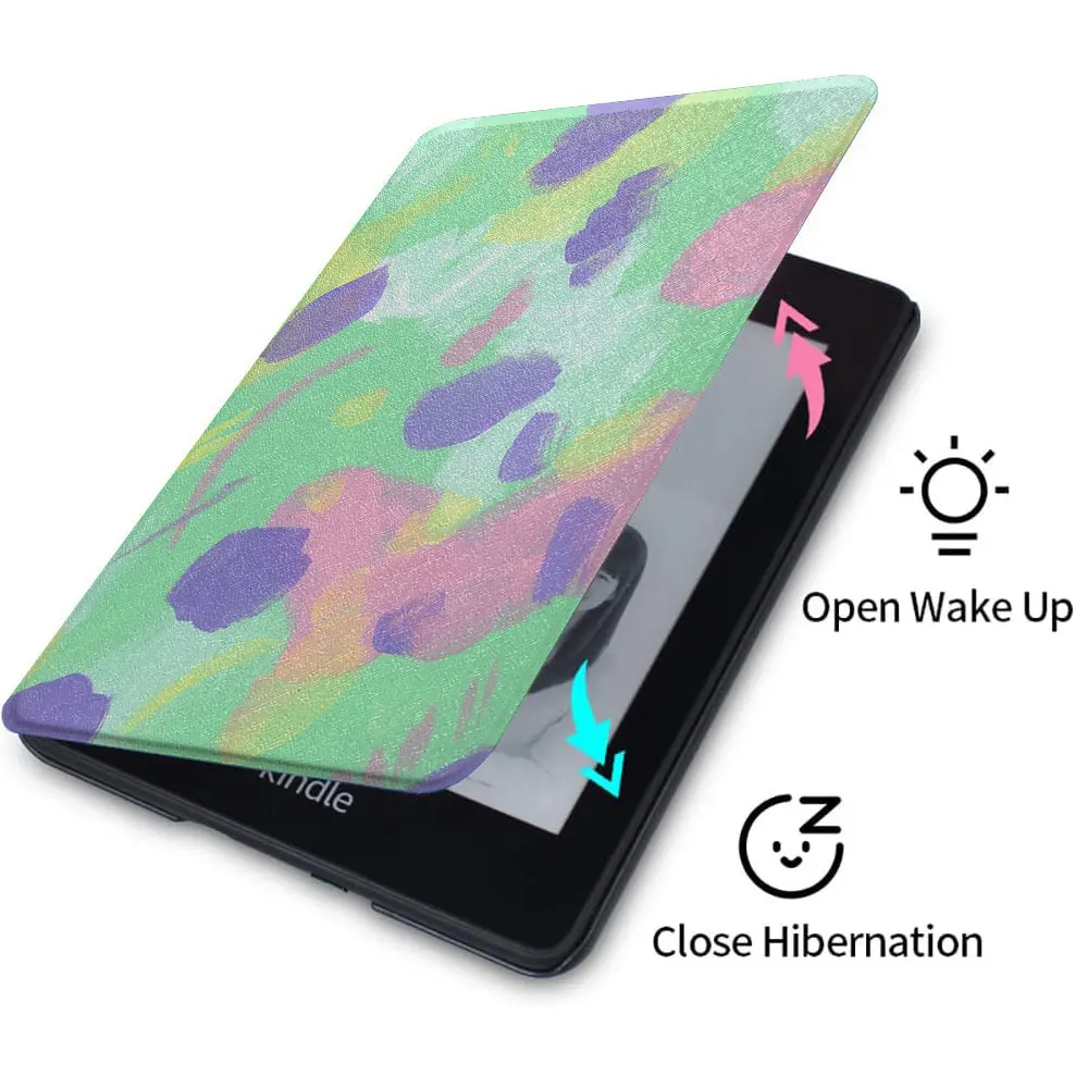 kindle case paperwhite3th 4th 5th renovate Silicone soft shell  funda 2021 11th  8th generation multicolored pattern