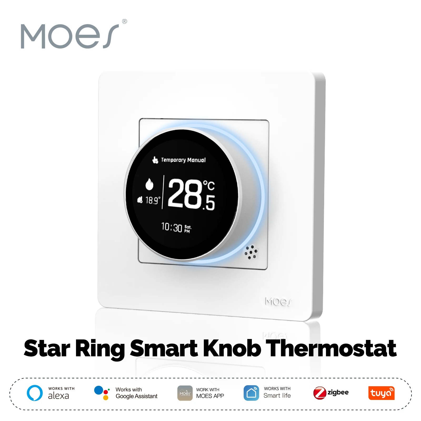 Tuya Termostato WiFi per Caldaia a Gas,Termostati Intelligenti Programmabili Digital del