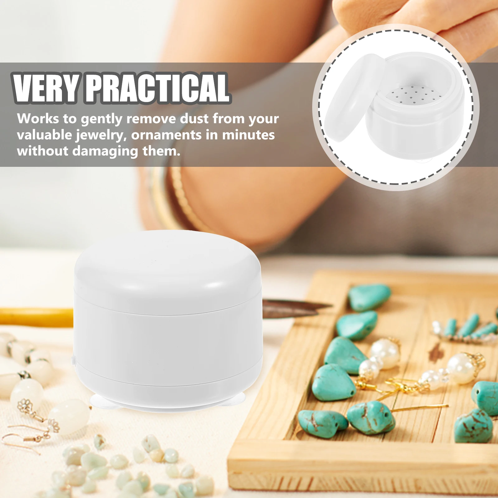 

Jewelry Washing Machine Diamond Cleaner for Rings Cleaning Kit Eyeglass Earring Detergent