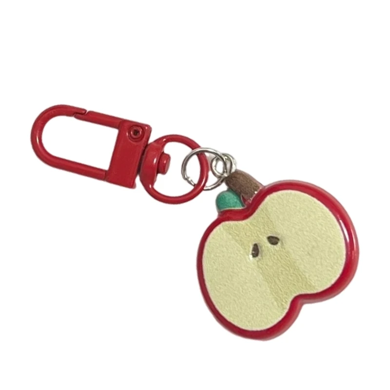 2023 New Fashion Fruit Key Chain Unique Designs Keyrings Pendant Charm for Daily Use