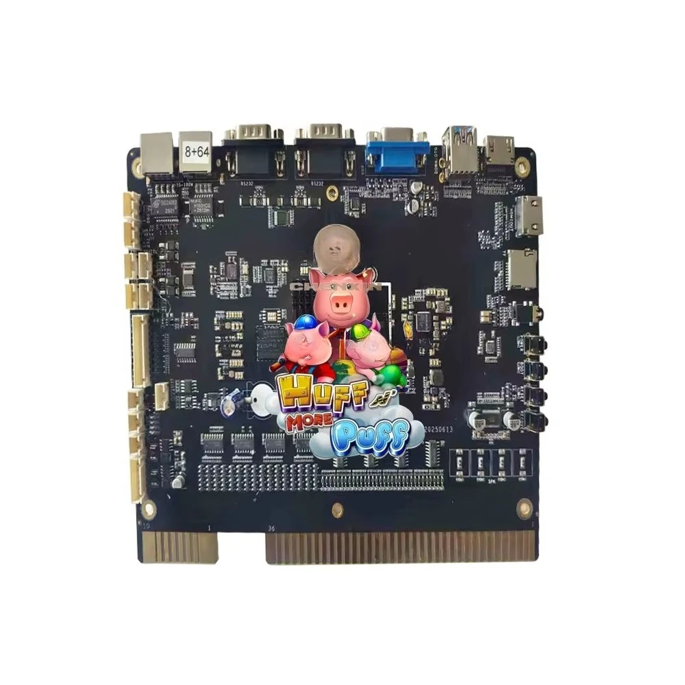 PCB Game Board USA Huff N EVEN MORE Puff Game Software Factory Price Skill Game Machine