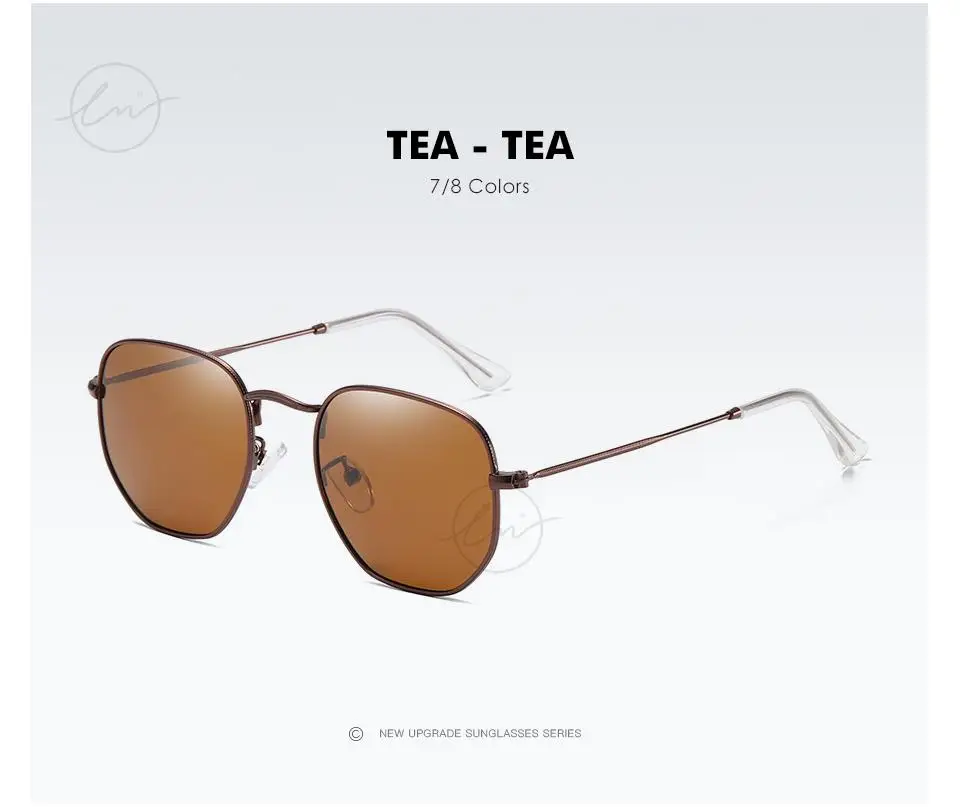 LM Neue Mode Frauen Hexagon Sonnenbrille Männer Retro Polarisierte Fahren Beschichtung Spiegel Sonnenbrille Goggle UV400 Brillen gafas de sol – Detail 20