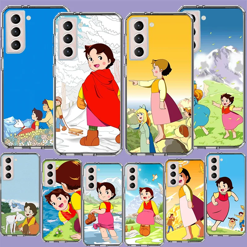 Heidi Cartoon Phone Case For Samsung A17 A56 A36 A26 A16 A55 A35 A25 A15 A05S Galaxy A71 A51 A41 A31 A21S A70 A50 A40 A30 A20S A